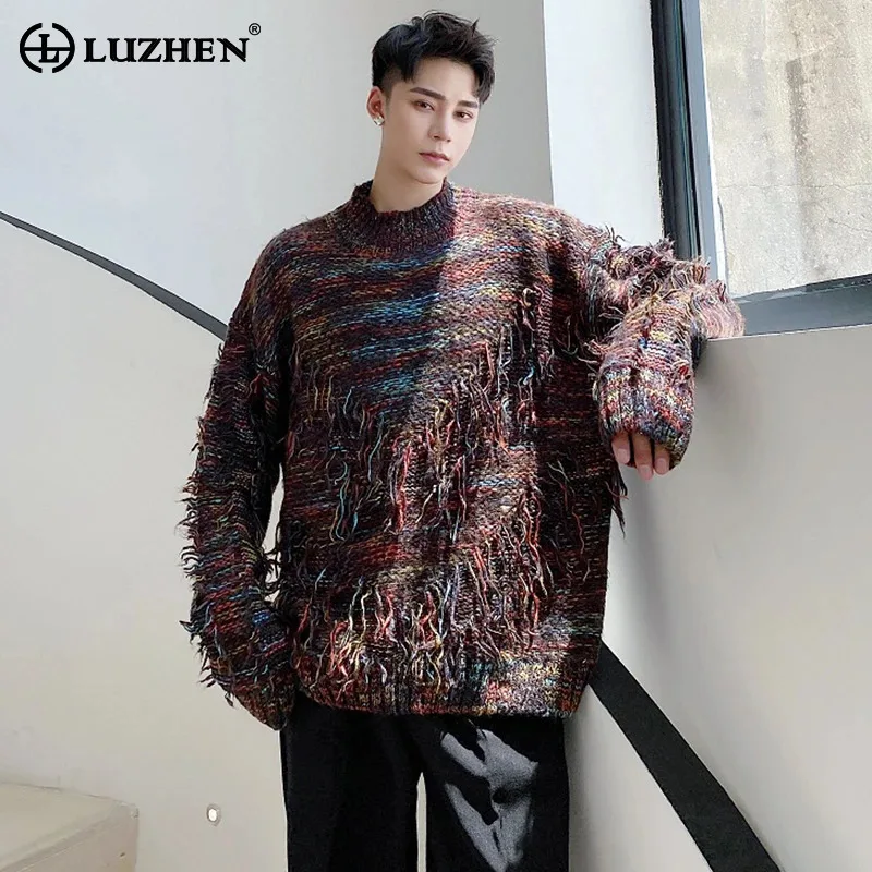 LUZHEN Neck 2024, новый зимний оригинальный дизайн с кисточками, круглый вязаный пуловер с длинными рукавами, мужской модный свитер высокого качества JY4716
LUZHEN Neck 2024, новый зимний оригинальный дизайн с кисточками, круглый вязаный пуловер с длинными рукавами, мужской модный свитер высокого качества JY4716