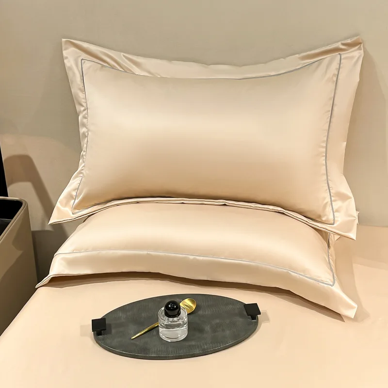 Luxury Satin Pillowcase Smooth Soft Plain Solid Color Envelope Style Silky Texture Bed Pillow Cover for Home Decor Sleeping Set
Luxury Satin Pillowcase Smooth Soft Plain Solid Color Envelope Style Silky Texture Bed Pillow Cover for Home Decor Sleeping Set