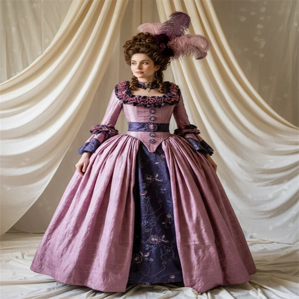1770s Marie Antoinette Queen Rococo Baroque Dress French Royal Court Ball Gown Custom Made
1770s Marie Antoinette Queen Rococo Baroque Dress French Royal Court Ball Gown Custom Made