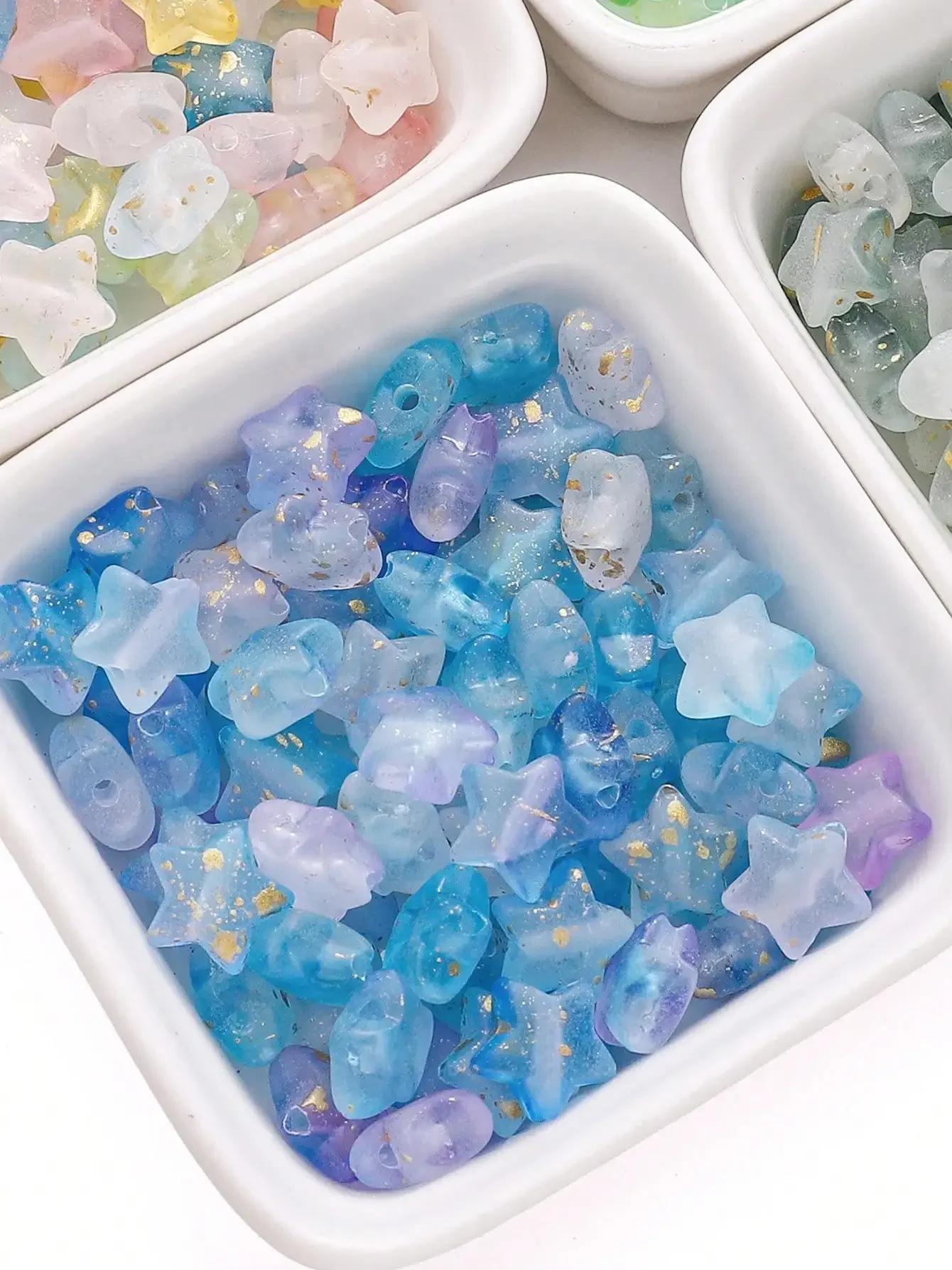 beadia 50pcs Elegant Acrylic Star Beads Set With Golden Foil - Shimmering & Frosted, Assorted Colors For DIY Jewelry Making, Bracelets & Necklaces Craft Supplies
beadia 50pcs Elegant Acrylic Star Beads Set With Golden Foil - Shimmering & Frosted, Assorted Colors For DIY Jewelry Making, Bracelets & Necklaces Craft Supplies