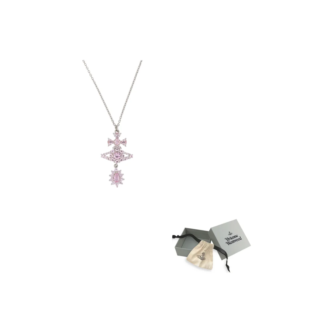 Vivienne Westwood crystal-embellished necklace 630203FX-01P347-SM
Vivienne Westwood crystal-embellished necklace 630203FX-01P347-SM