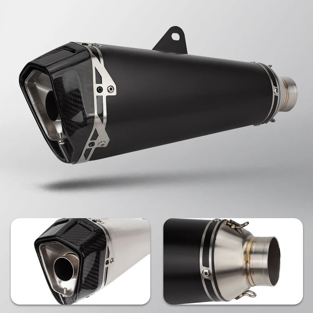 For YAMAHA R7 R1 R3 Mt03 zx6r z900 Zx10r MT07 XSR900 mt10 51MM Motorcycle Exhaust Muffler Pipe
For YAMAHA R7 R1 R3 Mt03 zx6r z900 Zx10r MT07 XSR900 mt10 51MM Motorcycle Exhaust Muffler Pipe