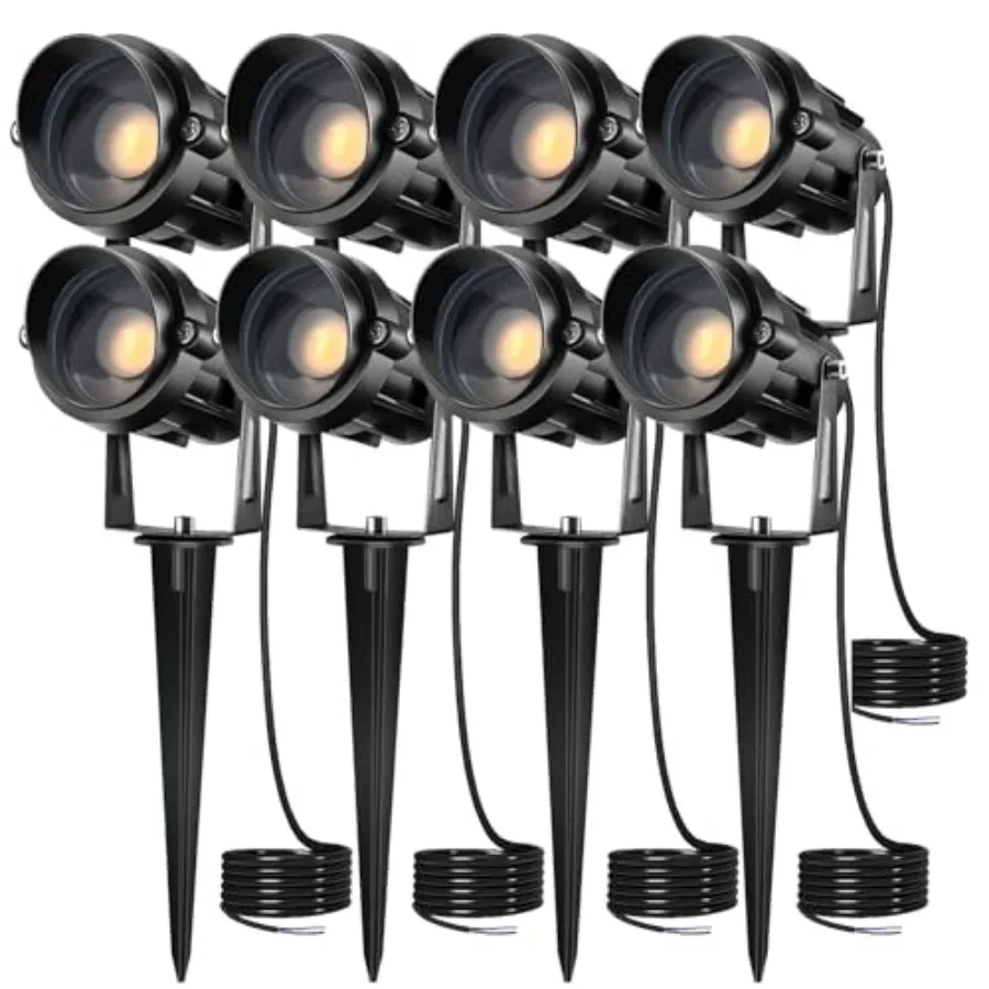Low Voltage Landscape Lights Outdoor: 7W 700LM LED Landscape Lighting for Tree Garden Yard Pathway 12V 24V Warm White 3000K Spo
Low Voltage Landscape Lights Outdoor: 7W 700LM LED Landscape Lighting for Tree Garden Yard Pathway 12V 24V Warm White 3000K Spo