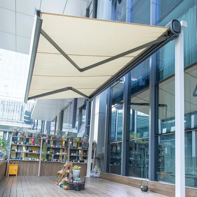 New Design Patio Electric Retractable Awnings Sun Shade Aluminum Folding Arm Awning Folding Full Cassette Outdoor Terrace Awning
New Design Patio Electric Retractable Awnings Sun Shade Aluminum Folding Arm Awning Folding Full Cassette Outdoor Terrace Awning
