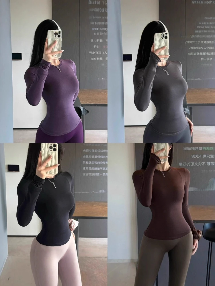 2025 Новый топ из тенселя и лайкры с круглым вырезом для йоги и длинными рукавами, высокоэластичная спортивная рубашка для тренировок для женщин, футболка для тренировок, одежда для фитнеса
2025 Новый топ из тенселя и лайкры с круглым вырезом для йоги и длинными рукавами, высокоэластичная спортивная рубашка для тренировок для женщин, футболка для тренировок, одежда для фитнеса