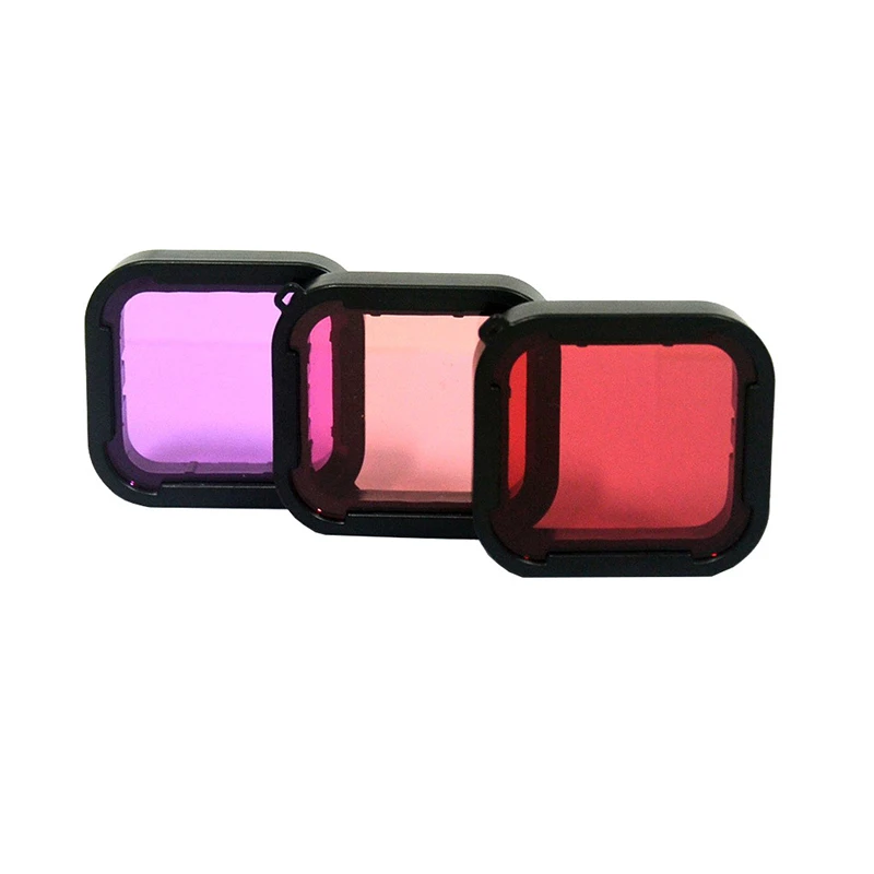 Original Red Pink Purple Filter Waterproof Shell Dust-proof Diving Filter For Gopro Hero5 6 7
Original Red Pink Purple Filter Waterproof Shell Dust-proof Diving Filter For Gopro Hero5 6 7