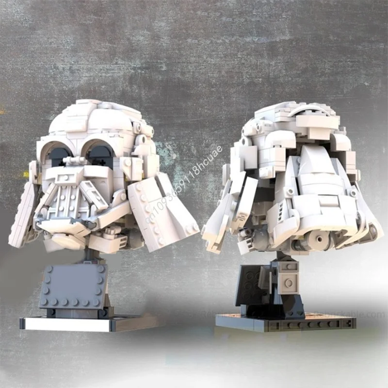 447 шт. MOC бронированный темный воин, белая версия, строительные блоки Star Battle, решение проблемы, творчество, Рождественская игрушка, подарок 
447 шт. MOC бронированный темный воин, белая версия, строительные блоки Star Battle, решение проблемы, творчество, Рождественская игрушка, подарок