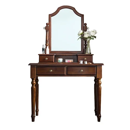 Design Bedroom Dressing Table Aesthetic Mirror Brown Modern Mirror Makeup Table Drawer Wood nordic Pentiadeira Home Furniture
Design Bedroom Dressing Table Aesthetic Mirror Brown Modern Mirror Makeup Table Drawer Wood nordic Pentiadeira Home Furniture