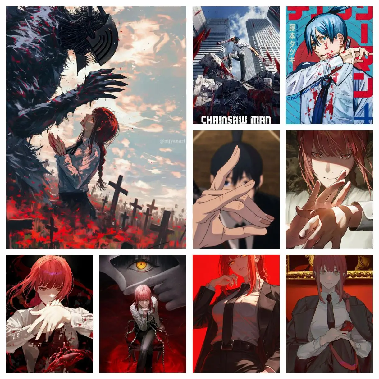 Japanese Anime Chainsaw Man 5D DIY Full Round Diamond Painting Home Living Room Bedroom Bar Aesthetic Decoration
Japanese Anime Chainsaw Man 5D DIY Full Round Diamond Painting Home Living Room Bedroom Bar Aesthetic Decoration