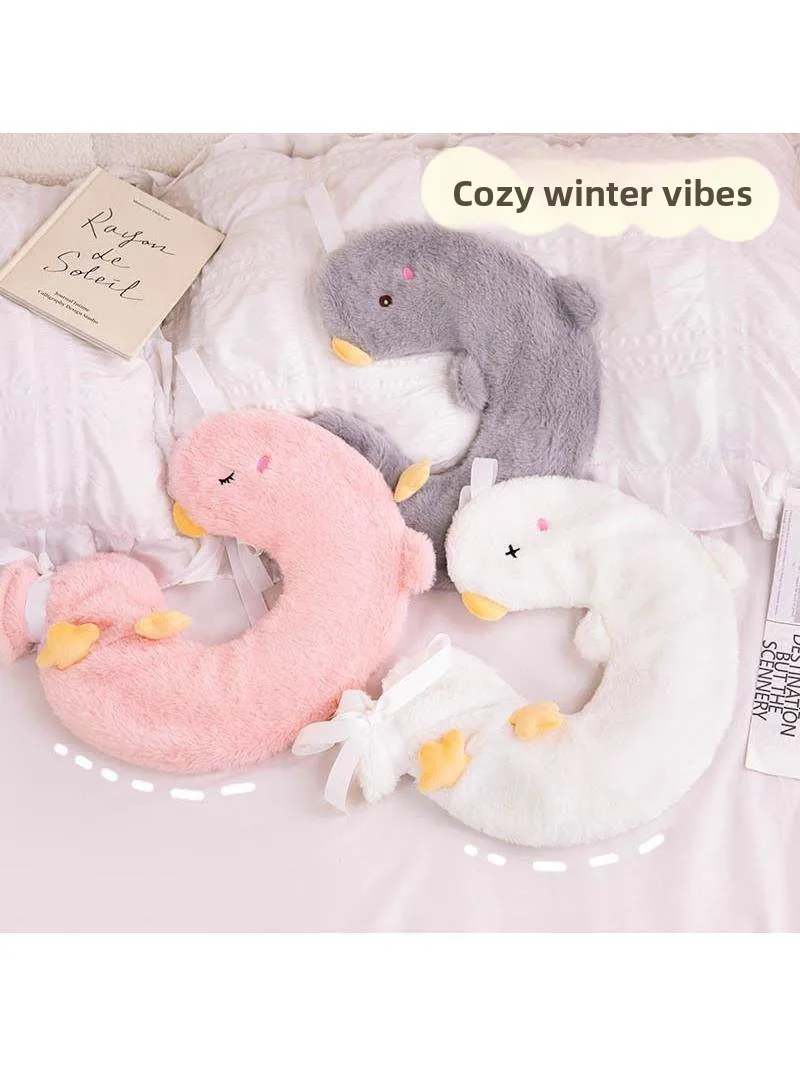 Cute U-Shaped Hot Water Bottle Neck Warmer Shoulder Neck Heating Pad Winter Warm Water Bag U-Shaped Pillow for Neck Relief
Cute U-Shaped Hot Water Bottle Neck Warmer Shoulder Neck Heating Pad Winter Warm Water Bag U-Shaped Pillow for Neck Relief