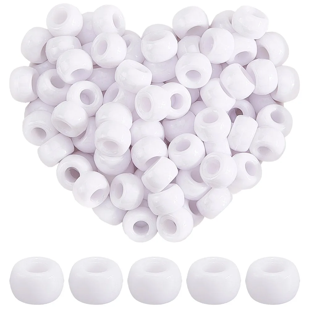 800Pcs Opaque Plastic Beads Barrel White 9x6mm Hole: 3.8mm
800Pcs Opaque Plastic Beads Barrel White 9x6mm Hole: 3.8mm