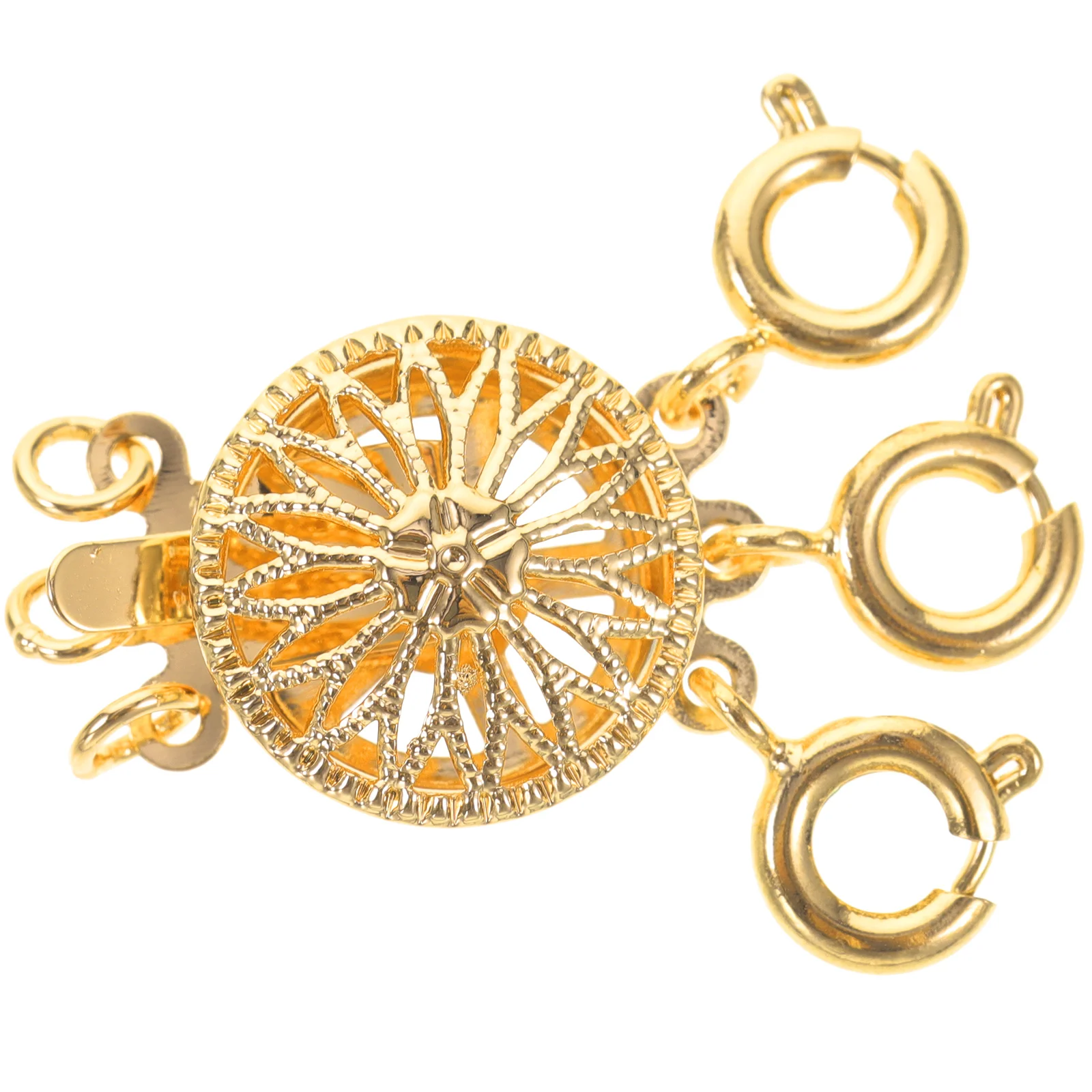 Sunflower Necklace Accessories Copper Layering Clasp Stacking Jewelry Connector Separator Hook for DIY Bracelet
Sunflower Necklace Accessories Copper Layering Clasp Stacking Jewelry Connector Separator Hook for DIY Bracelet