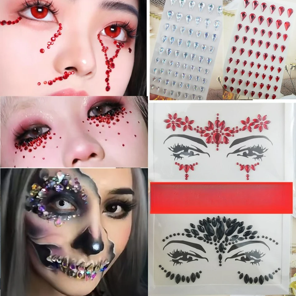 3pcs/set Halloween diamond face Tattoo Stickers,Temporary Tattoos for Women,Waterproof Long-Lasting,Fake Tattoo for Festival
3pcs/set Halloween diamond face Tattoo Stickers,Temporary Tattoos for Women,Waterproof Long-Lasting,Fake Tattoo for Festival