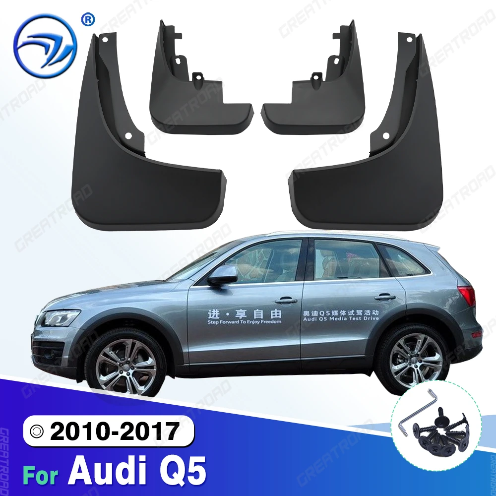 Прочные брызговики из АБС-пластика для Audi Q5 2010-2017 2013 2014 2015 2016 с брызговиками колес, брызговики, автомобильные аксессуары для крыльев 
Прочные брызговики из АБС-пластика для Audi Q5 2010-2017 2013 2014 2015 2016 с брызговиками колес, брызговики, автомобильные аксессуары для крыльев