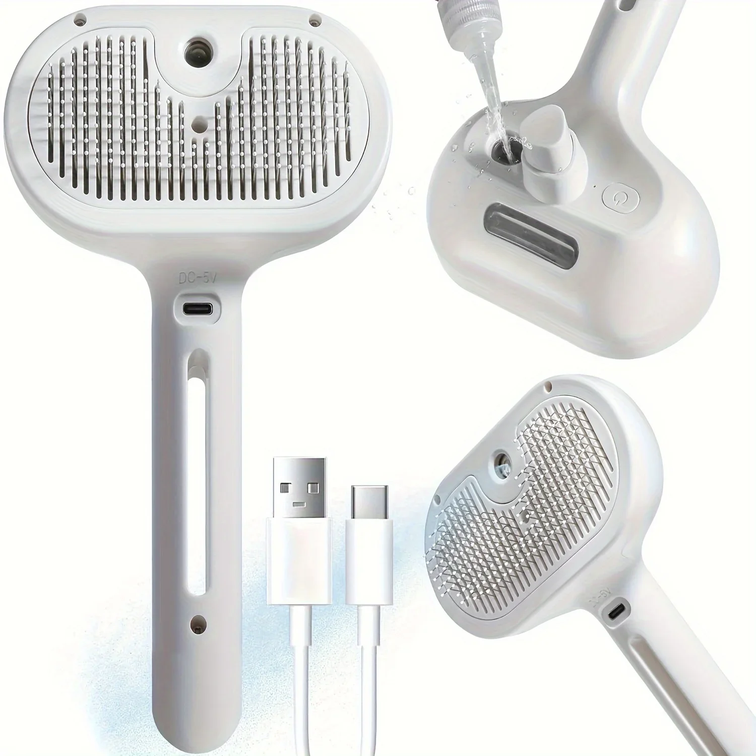 Pet Spray Hair Comb Pet Hair Remover Cleaning Brush Cats Grooming Dog Accessories Tools Dematting Water Mist Humidifier Comb
Pet Spray Hair Comb Pet Hair Remover Cleaning Brush Cats Grooming Dog Accessories Tools Dematting Water Mist Humidifier Comb