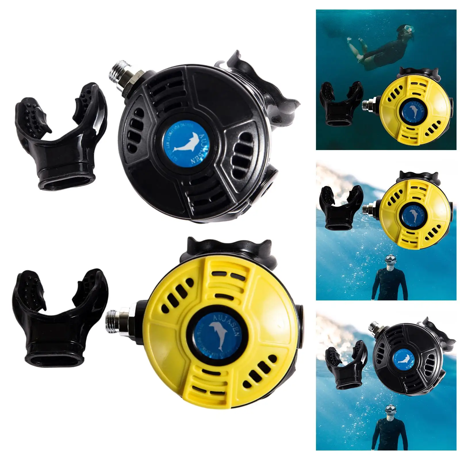 Scuba Diving Second Stage Regulator Durable Mouthpiece Flexible Brass Connector Replacement Part for Underwater Adventure
Scuba Diving Second Stage Regulator Durable Mouthpiece Flexible Brass Connector Replacement Part for Underwater Adventure