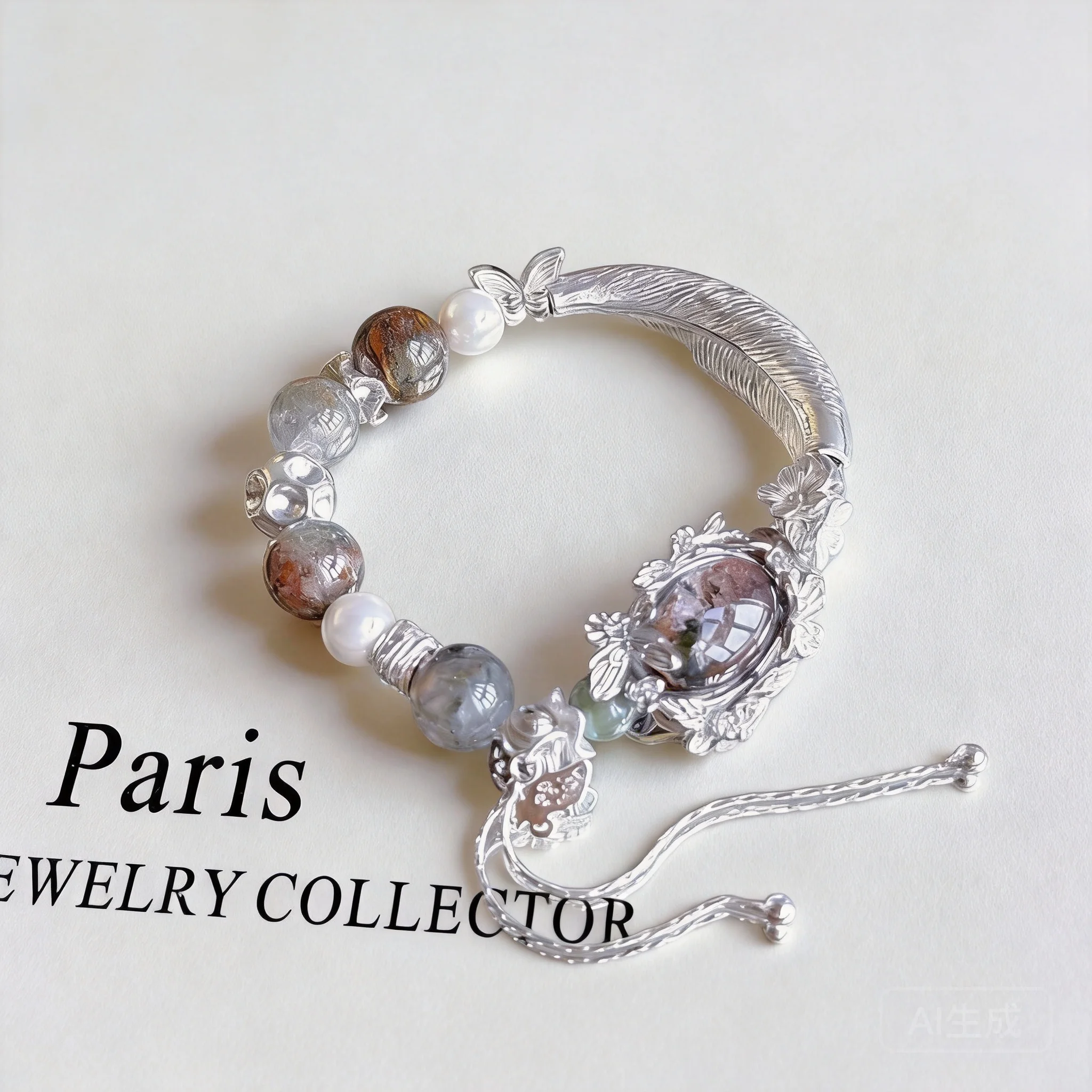 Chinese Style Lucky 11-12mm Natural Green Phantom Half Bangle Silver Plated Shell Pearl Crystal Beaded Bracelet Fortune Attracti
Chinese Style Lucky 11-12mm Natural Green Phantom Half Bangle Silver Plated Shell Pearl Crystal Beaded Bracelet Fortune Attracti