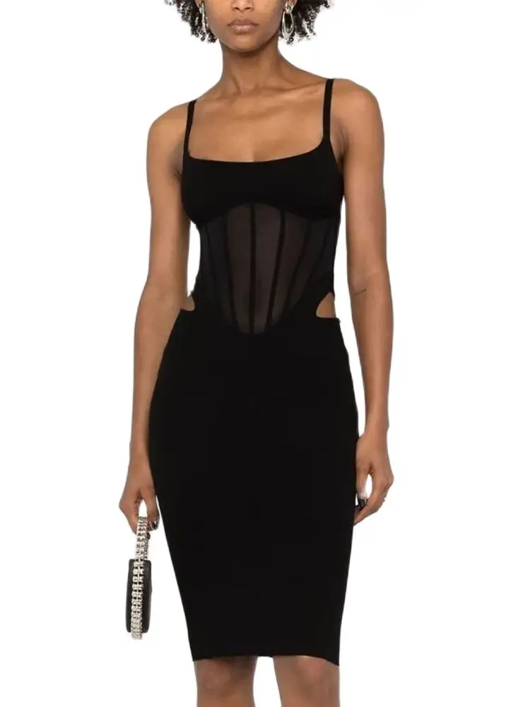 BEVENCCEL 2023 New Summer Women's Sexy Sleeveless Tight Fit Midi Bandage Dress Hollow Lace Elegant Celebrity Party Club Dress
BEVENCCEL 2023 New Summer Women's Sexy Sleeveless Tight Fit Midi Bandage Dress Hollow Lace Elegant Celebrity Party Club Dress