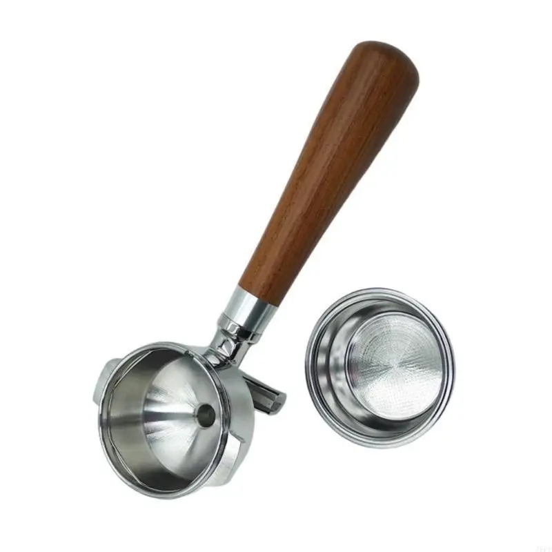 J6PE Ergonomic Double Ear Handle Coffee Portafilter for 58mm E61 Espresso Makers 
J6PE Ergonomic Double Ear Handle Coffee Portafilter for 58mm E61 Espresso Makers