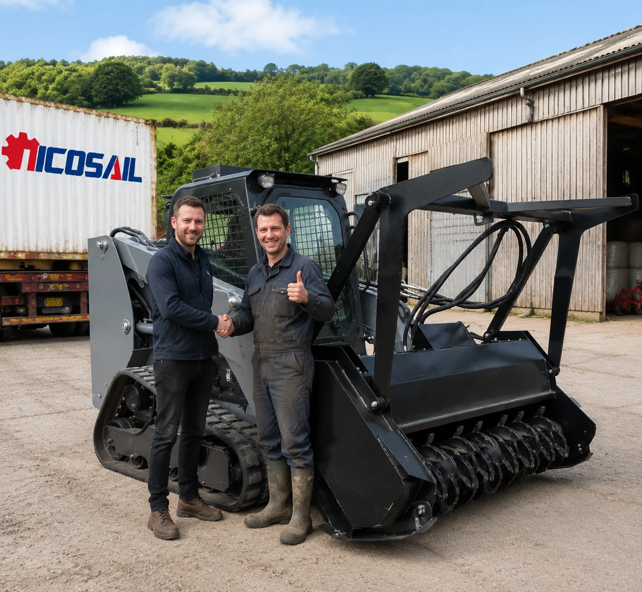 Custom Large Skid Steer Loader for Port Cargo Yard Operations CE Euro 5 Heavy Duty Material Machine
Custom Large Skid Steer Loader for Port Cargo Yard Operations CE Euro 5 Heavy Duty Material Machine