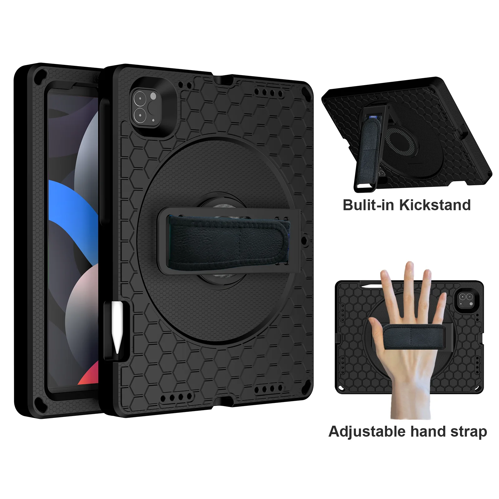 360 Rotatable EVA Case Universal For iPad Air 4 5 10.9 Pro 11 2018 2020 2021 2022 1st 2nd 3rd 4th Gen Stand Cover Shoulder Strap
360 Rotatable EVA Case Universal For iPad Air 4 5 10.9 Pro 11 2018 2020 2021 2022 1st 2nd 3rd 4th Gen Stand Cover Shoulder Strap