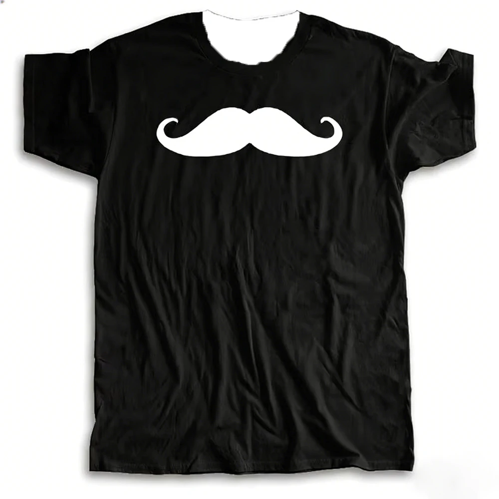 Retro Mustache Print Short-Sleeved T-Shirt Round Neck Casual Versatile Top for Men And Women Summer Fashion
Retro Mustache Print Short-Sleeved T-Shirt Round Neck Casual Versatile Top for Men And Women Summer Fashion