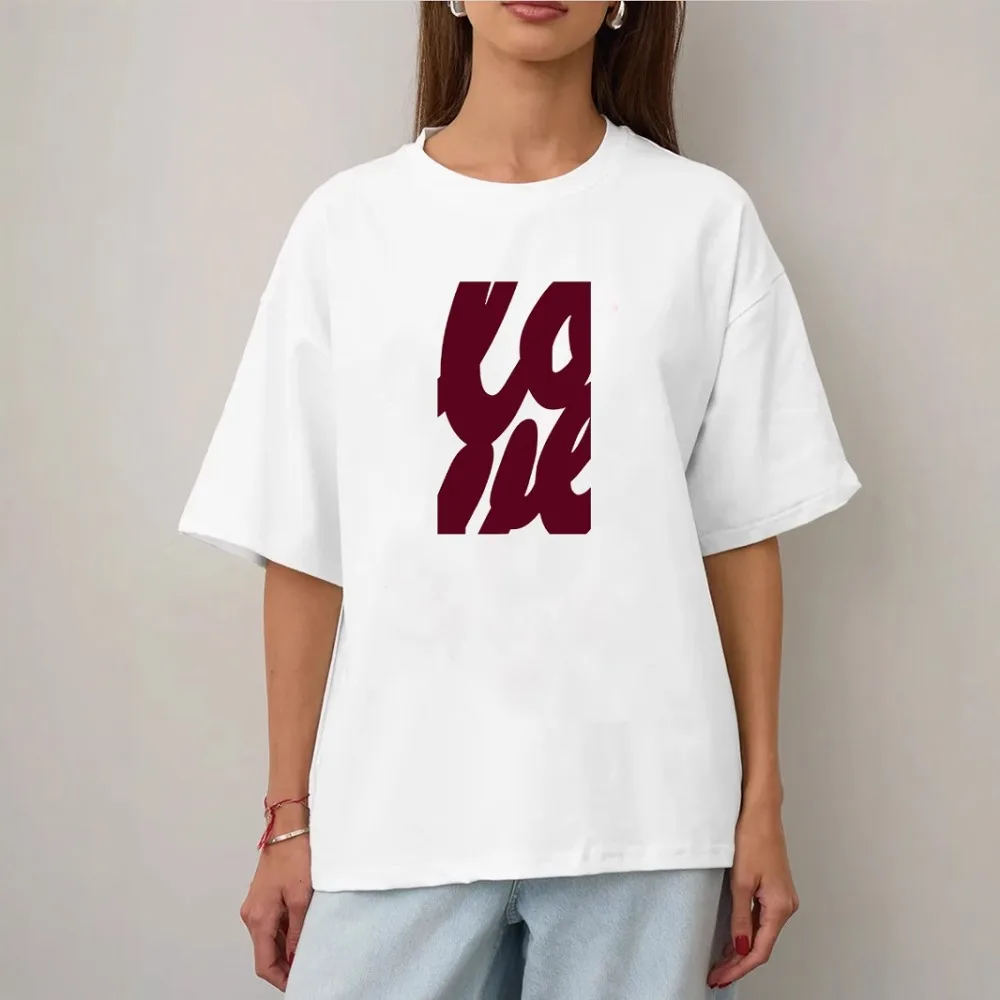 2025 Spring and Summer Women's Short Sleeved Cotton T-shirt Personal Street Fashion Loose Soft Comfortable Versatile Casual Top
2025 Spring and Summer Women's Short Sleeved Cotton T-shirt Personal Street Fashion Loose Soft Comfortable Versatile Casual Top