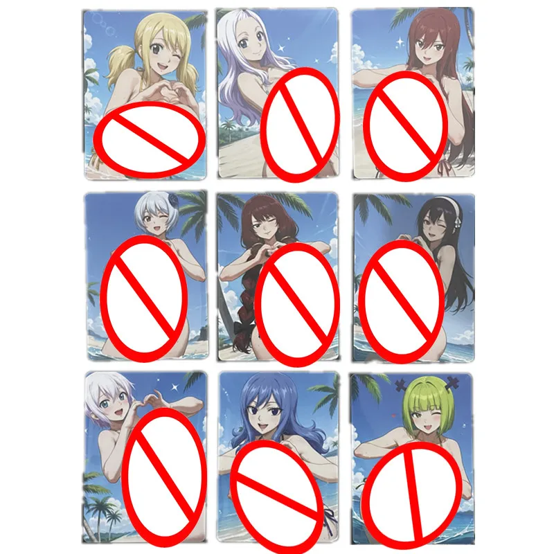 9pcs/set Sexy Cards Anime Fairy Tail Goddess Nude Card Beach Adult Bikini ACG 18+ Gift Otaku Toy Comic Collection Card
9pcs/set Sexy Cards Anime Fairy Tail Goddess Nude Card Beach Adult Bikini ACG 18+ Gift Otaku Toy Comic Collection Card