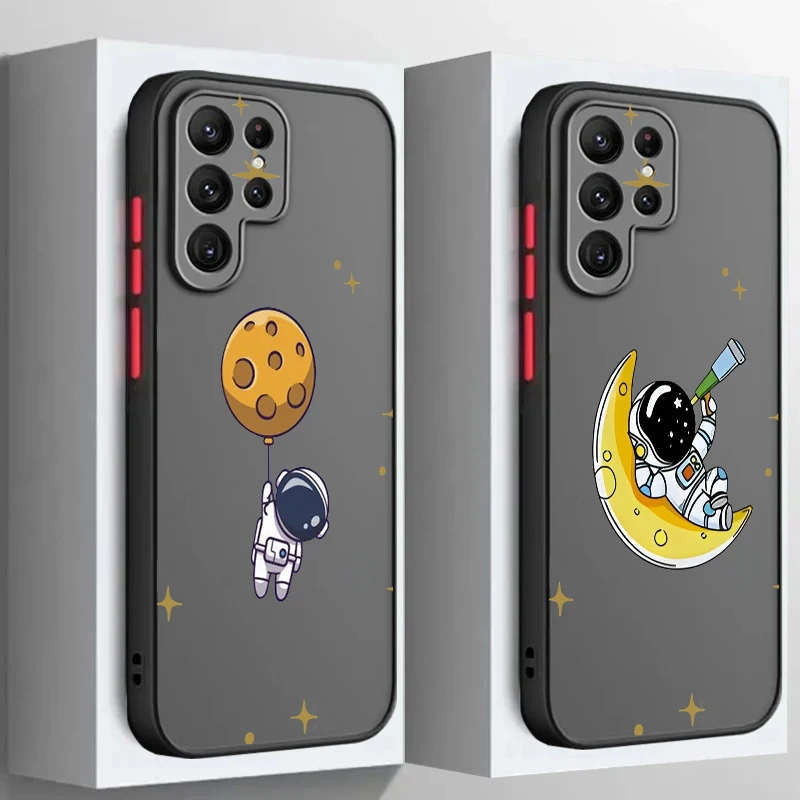 Moon Space Star Astronaut Frosted Translucent For Samsung Galaxy S24 S23 S22 S21 S20 FE S10 S9 S8 Plus Ultra Pro 5G Back
Moon Space Star Astronaut Frosted Translucent For Samsung Galaxy S24 S23 S22 S21 S20 FE S10 S9 S8 Plus Ultra Pro 5G Back