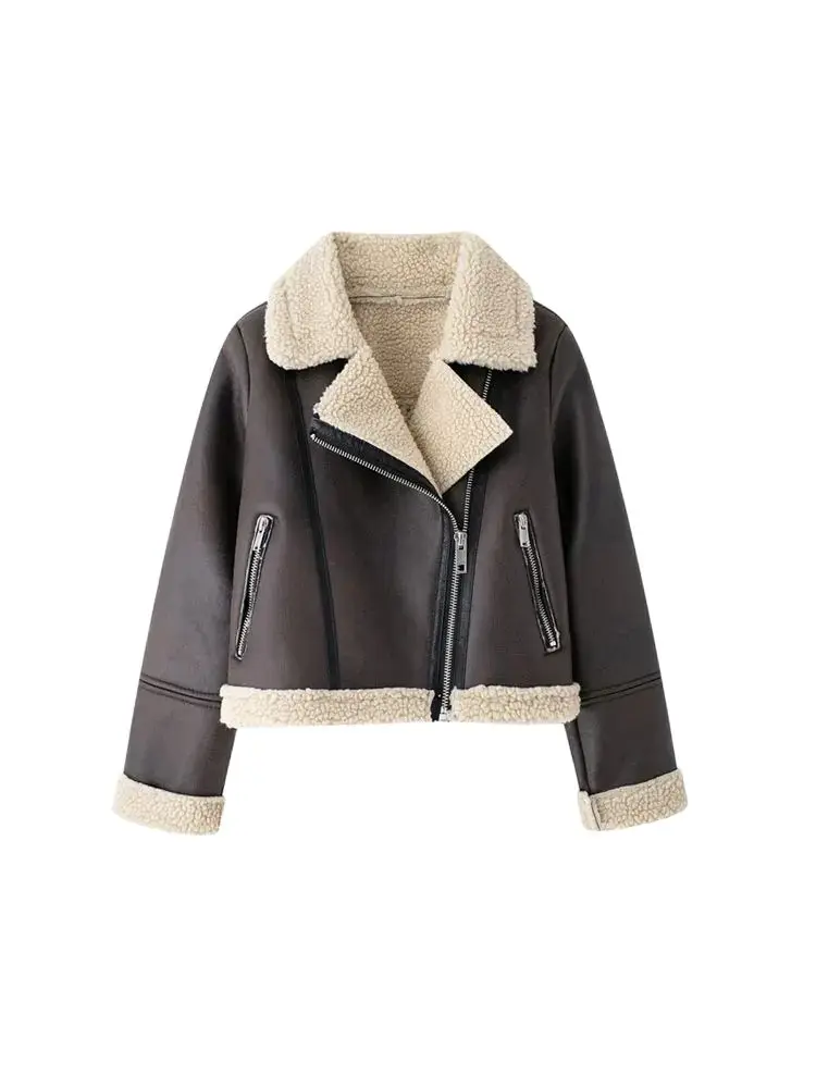 TRZA-Women's Thick Warm Suede Jacket Coats,Long Sleeve, Faux Shearing, Chic Tops, Winter Outerwear, Fashion
TRZA-Women's Thick Warm Suede Jacket Coats,Long Sleeve, Faux Shearing, Chic Tops, Winter Outerwear, Fashion