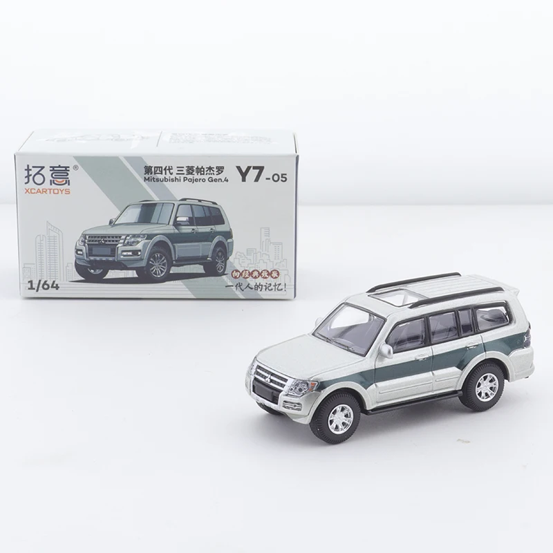 XCarToys 1/64 Mitsubishi Pojero Gen.4 серебристо-зеленый сплав литая модель автомобиля коллекционная игрушка подарок коллекционное украшение для мальчика
XCarToys 1/64 Mitsubishi Pojero Gen.4 серебристо-зеленый сплав литая модель автомобиля коллекционная игрушка подарок коллекционное украшение для мальчика