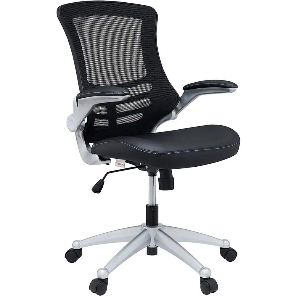 Mesh Back Ergonomic Vinyl Seat Office Chair in Black
Mesh Back Ergonomic Vinyl Seat Office Chair in Black