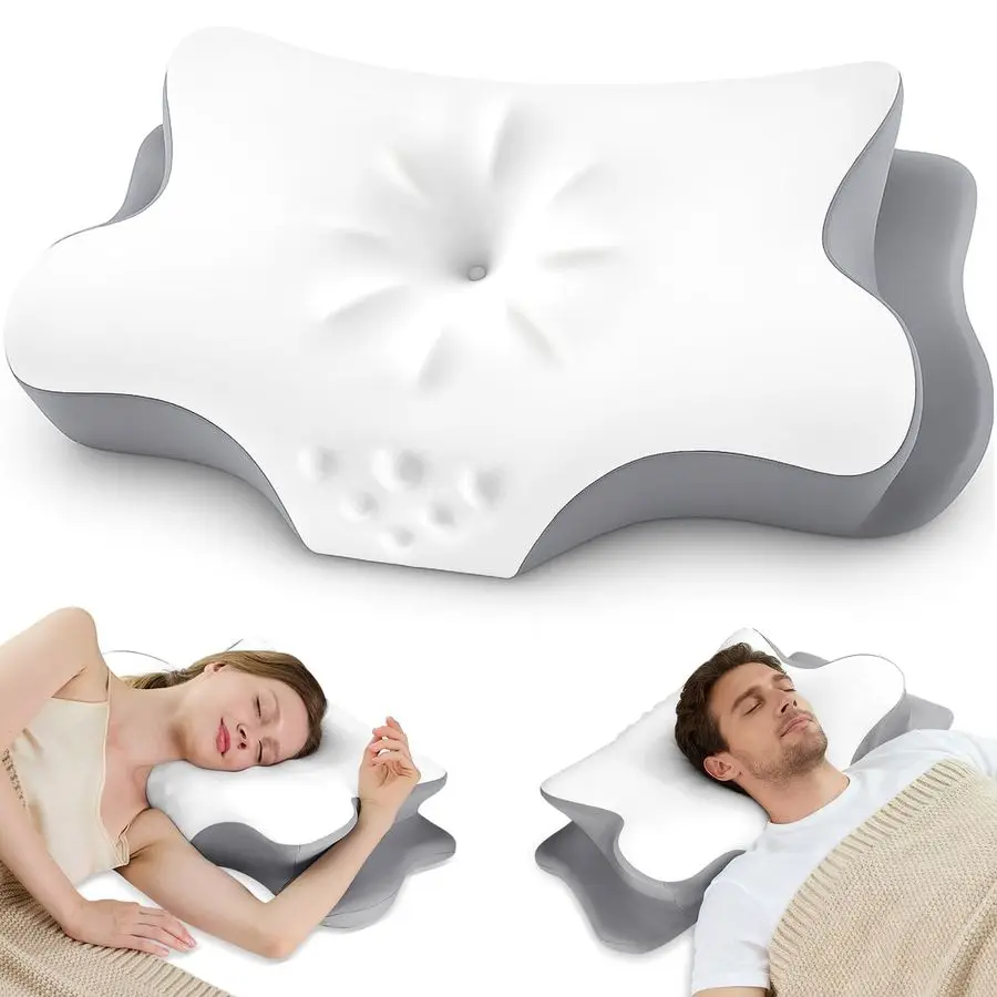 Cervical Neck Pillow for Pain Relief u2013 Ergonomic Memory Foam Pillow for Side Sleeper Contour Orthopedic Bed Pillow for Neck
Cervical Neck Pillow for Pain Relief u2013 Ergonomic Memory Foam Pillow for Side Sleeper Contour Orthopedic Bed Pillow for Neck