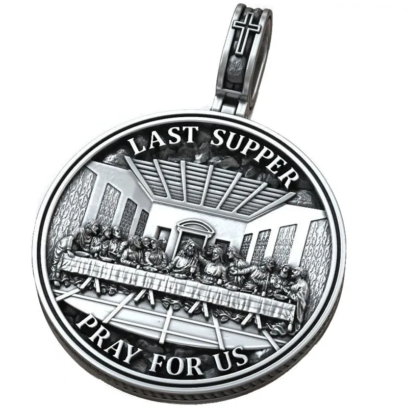 16g Jesus Christ The Last Supper Prayer Leonardo Pendant Religious Art Relief Customized 925 SOLID STERLING Silver High Trendy
16g Jesus Christ The Last Supper Prayer Leonardo Pendant Religious Art Relief Customized 925 SOLID STERLING Silver High Trendy