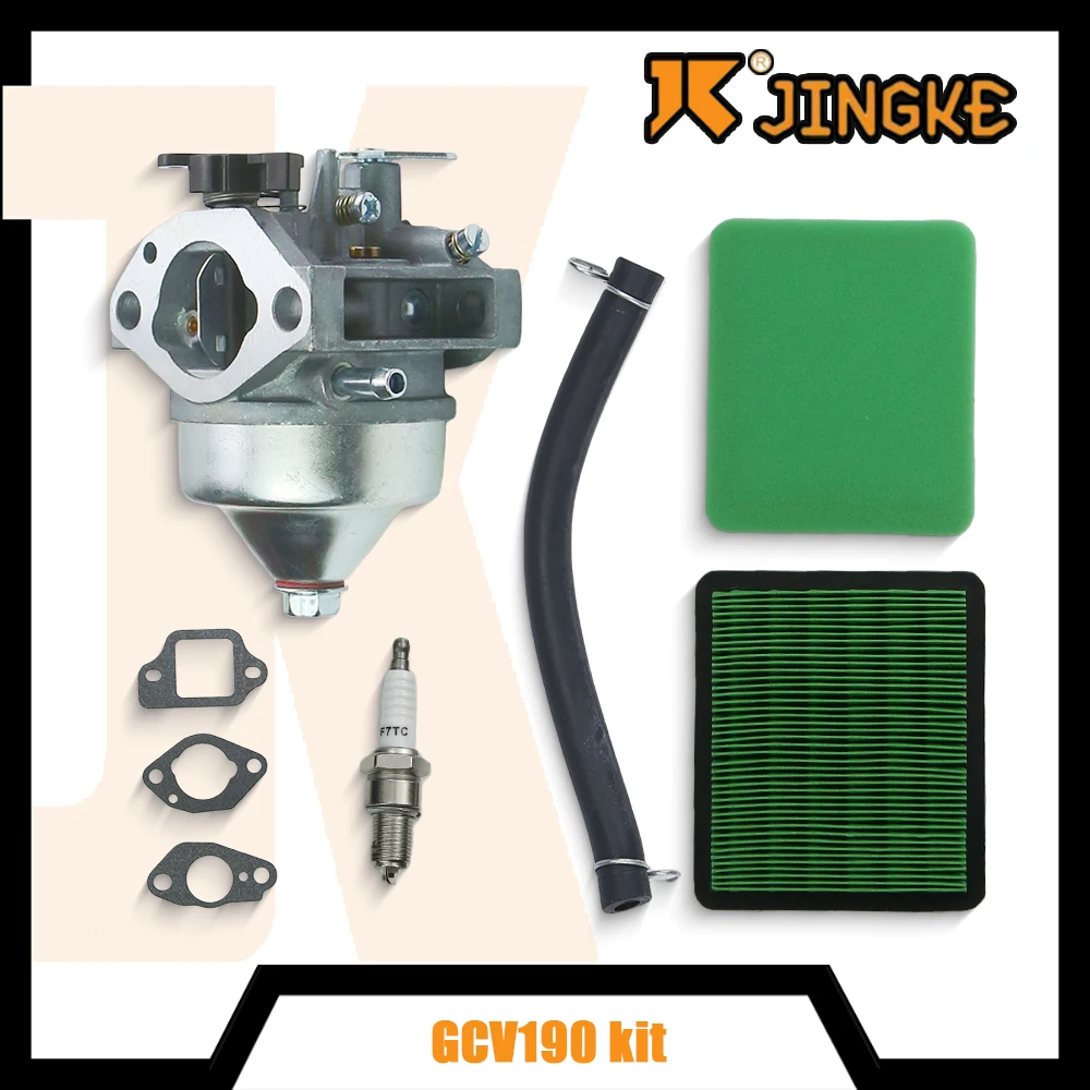 For Honda GCV190 GCV190A GV190LA Engine Carburetor Kit Lawn Mower With Gasket Spark Plug Replacement Parts
For Honda GCV190 GCV190A GV190LA Engine Carburetor Kit Lawn Mower With Gasket Spark Plug Replacement Parts