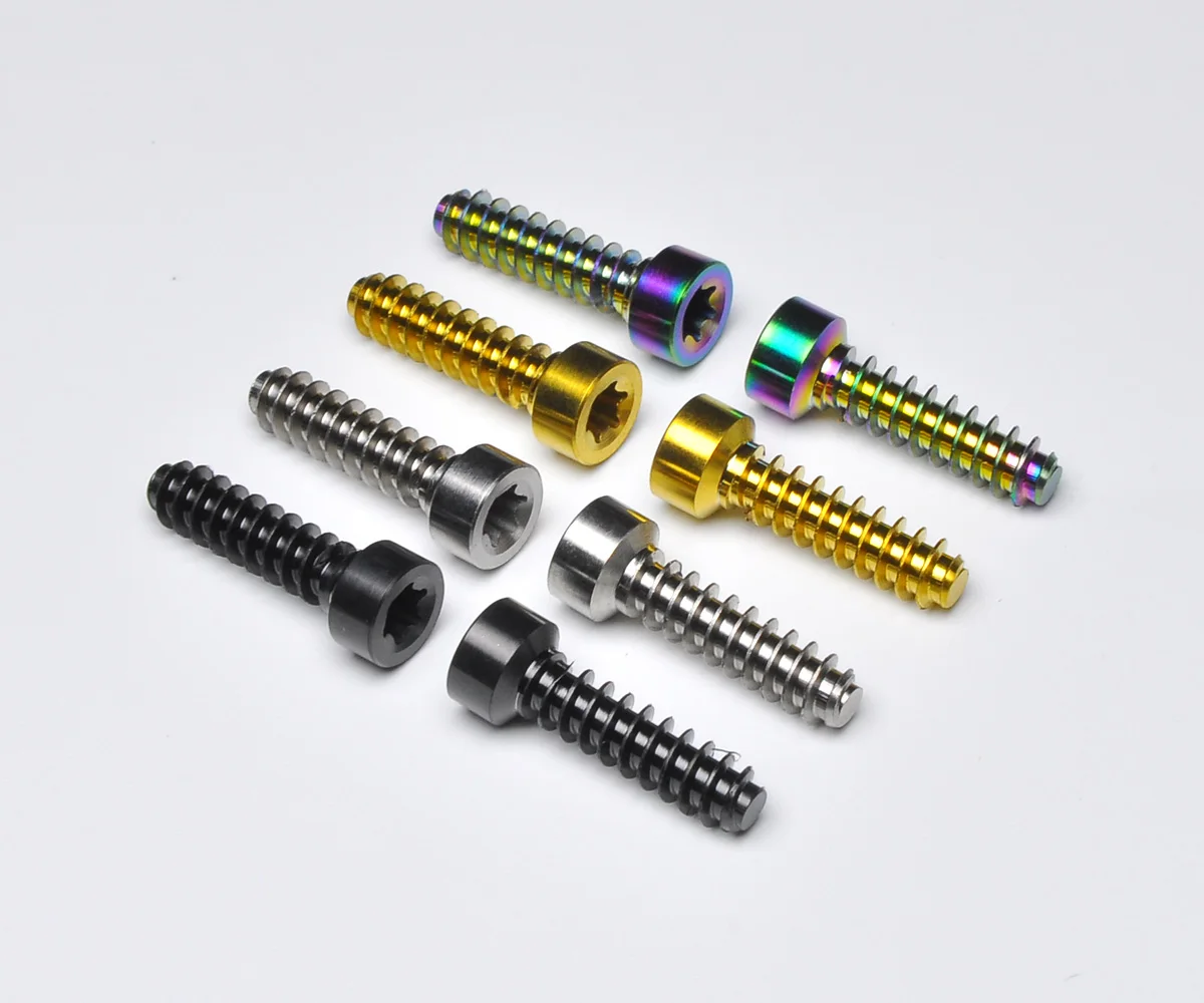 4Pcs Titanium alloy Magura handle brake screw M5x18mm
4Pcs Titanium alloy Magura handle brake screw M5x18mm