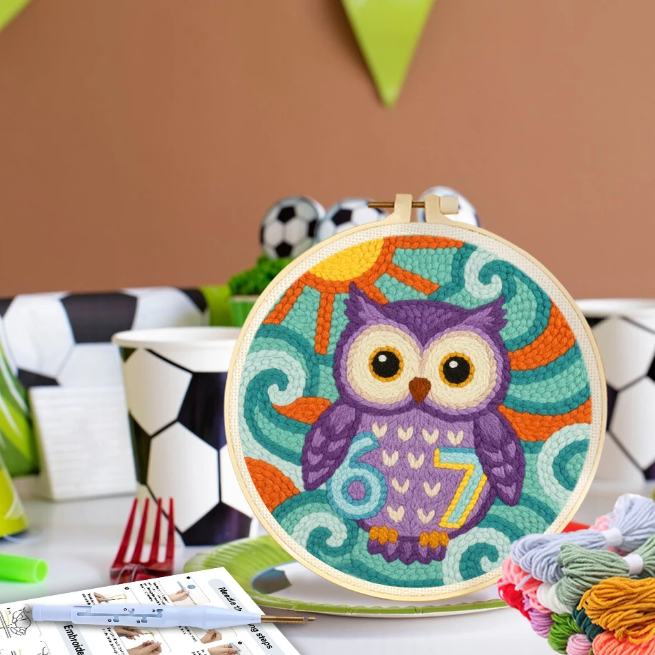 GATYZTORY punch needle embroidery package Tufting Sewing 20x20cm Cross stitch set 67 animals Yarn Football match Dopamine Decor
GATYZTORY punch needle embroidery package Tufting Sewing 20x20cm Cross stitch set 67 animals Yarn Football match Dopamine Decor