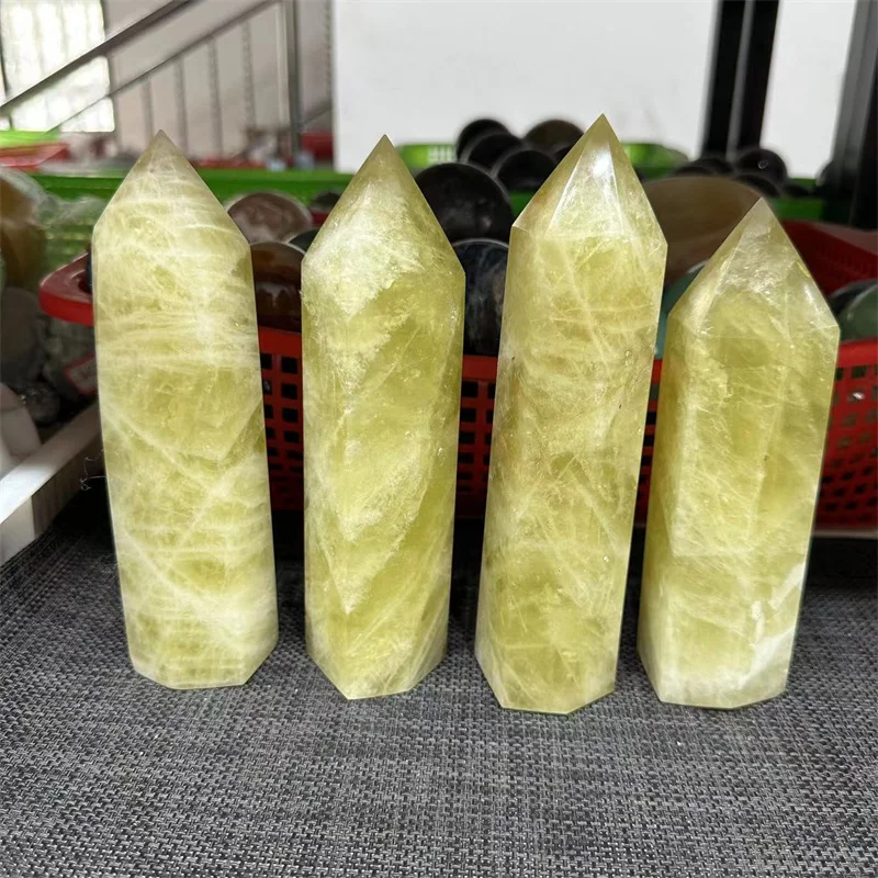 Natural Stone Quartz Crystal Yellow Citrine Wand Tower Point Poilshed Gemstone Craft Healing Reiki Decoration
Natural Stone Quartz Crystal Yellow Citrine Wand Tower Point Poilshed Gemstone Craft Healing Reiki Decoration
