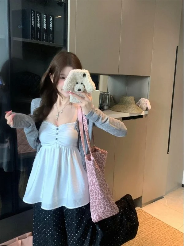 Gray Short Ice Silk UV Protection Knitted Cardigan Women's Spring Thin Strap Outerwear Breathable Air Conditioning Shirt Smal...
Gray Short Ice Silk UV Protection Knitted Cardigan Women's Spring Thin Strap Outerwear Breathable Air Conditioning Shirt Smal...