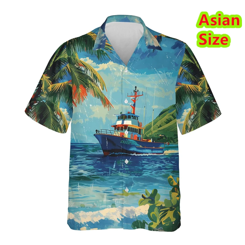 Fashion Cruise Ship Vacation Graphic Hawaiian Man Shirt Pontoon Short Sleeve Aloha Flower Surfing Boat Women Blouses Top Clothes
Fashion Cruise Ship Vacation Graphic Hawaiian Man Shirt Pontoon Short Sleeve Aloha Flower Surfing Boat Women Blouses Top Clothes