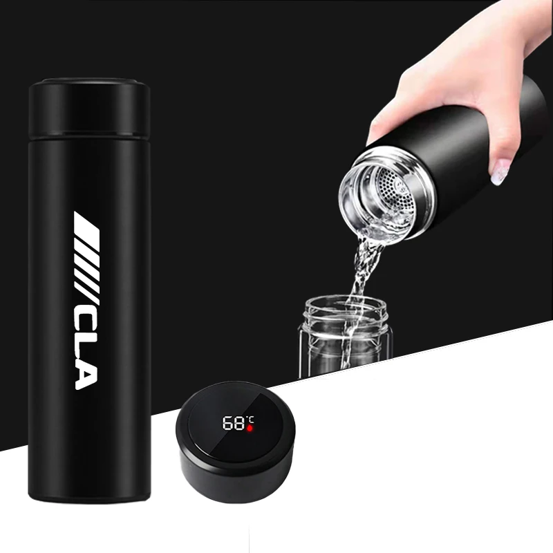 Car Thermoses Water Bottle Portable Travel Mug with Smart LCD for Mercedes Benz AMG CLA CLK CLS SLC SLK Auto
Car Thermoses Water Bottle Portable Travel Mug with Smart LCD for Mercedes Benz AMG CLA CLK CLS SLC SLK Auto