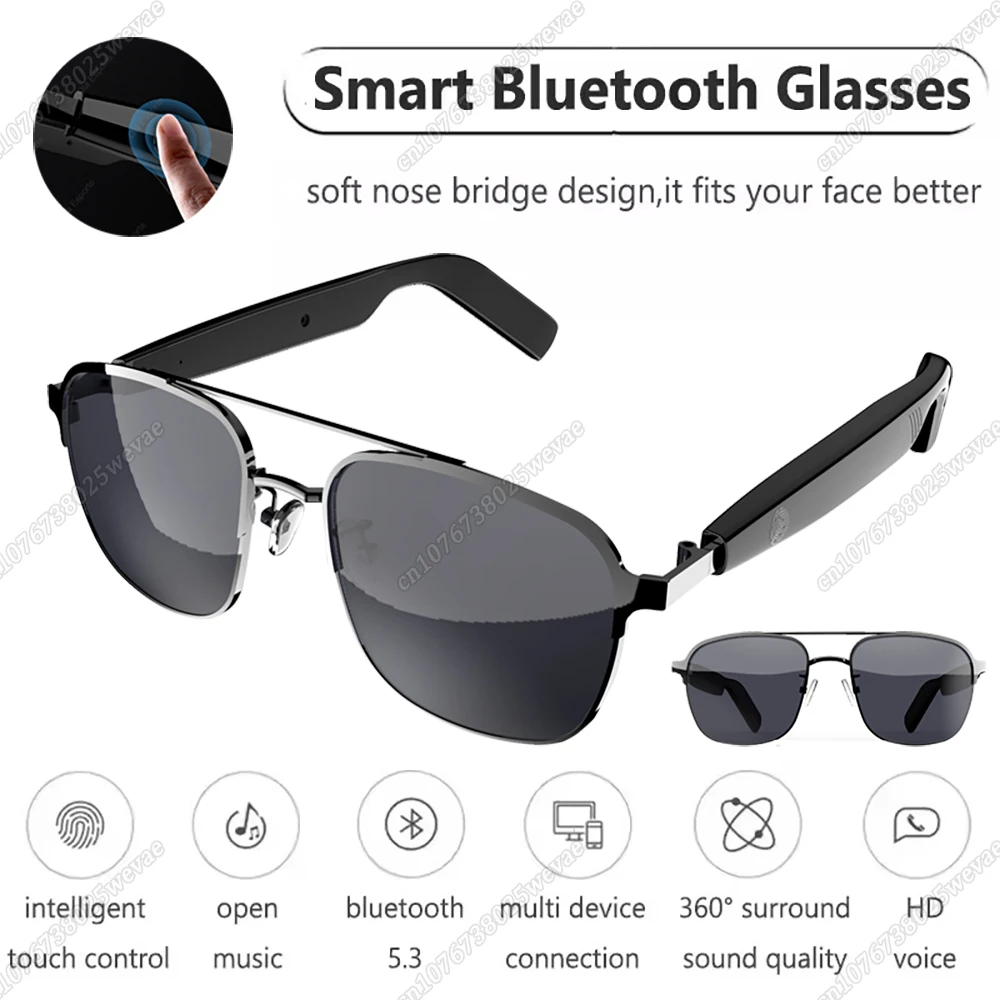 Умные очки с Bluetooth-вызовом, устойчивые к ультрафиолету, HIFI качество звука, спортивные уличные очки, солнцезащитные очки с защитой от сенсорного экрана, мужские и женские подарки
Умные очки с Bluetooth-вызовом, устойчивые к ультрафиолету, HIFI качество звука, спортивные уличные очки, солнцезащитные очки с защитой от сенсорного экрана, мужские и женские подарки