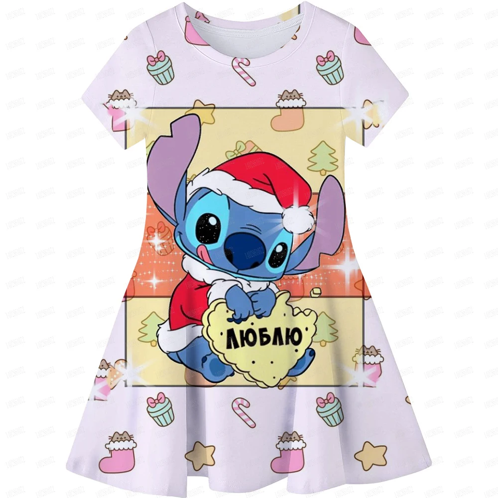 MINISO 2024 New Stitch Party Casual Home Dresses For Children Baby Girl 3D Print Imitation Cotton Short Sleeves Women Dresses
MINISO 2024 New Stitch Party Casual Home Dresses For Children Baby Girl 3D Print Imitation Cotton Short Sleeves Women Dresses