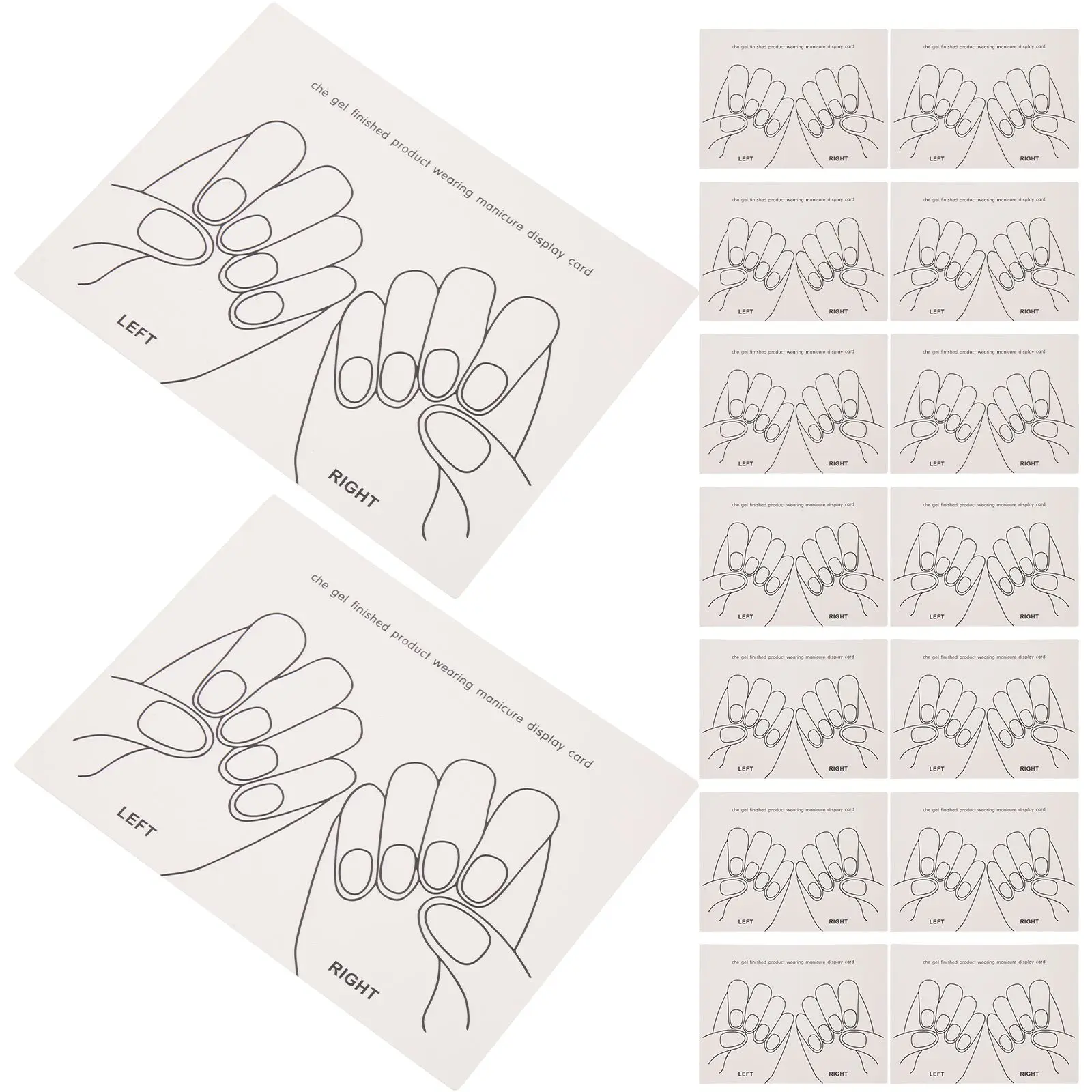 15 Pcs Nail Art Display Card H Model Color Holder Smooth Paper Fake Nails Packaging Tool Professional Design Nail Salon Use Gel
15 Pcs Nail Art Display Card H Model Color Holder Smooth Paper Fake Nails Packaging Tool Professional Design Nail Salon Use Gel