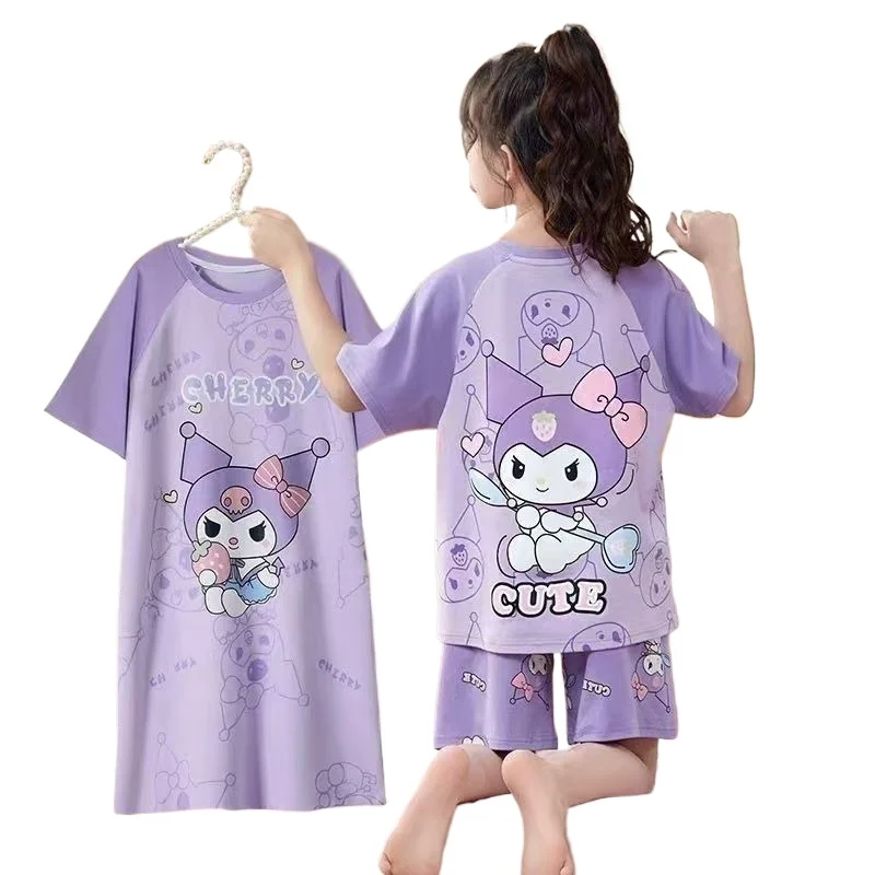 Sanrio Kuromi cartoon three-piece nightgown cute kawaii short-sleeved suit home clothes wholesale holiday gifts fast delivery
Sanrio Kuromi cartoon three-piece nightgown cute kawaii short-sleeved suit home clothes wholesale holiday gifts fast delivery