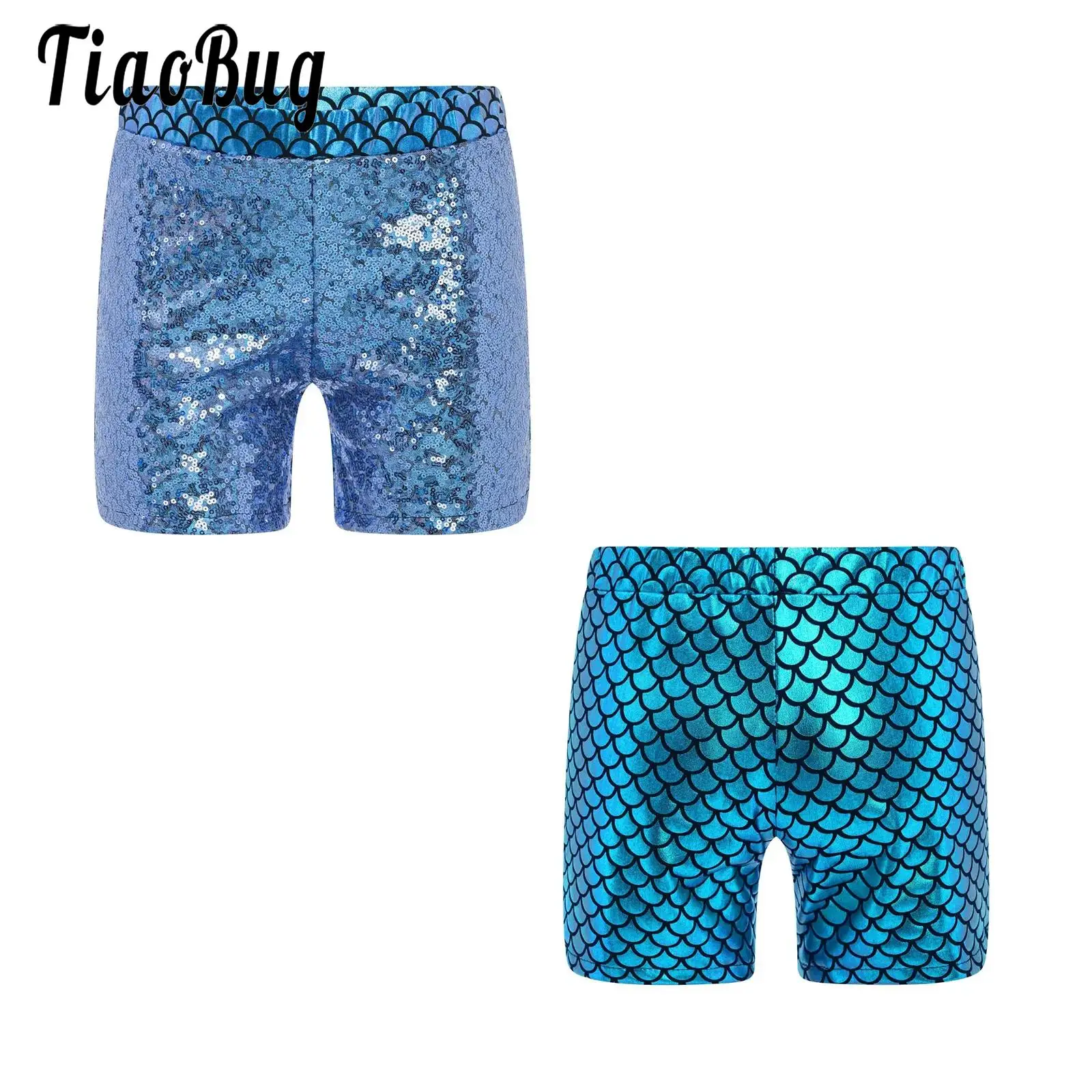 Kids Girls Shiny Metallic Jazz Modern Dance Performance Costume Sparkling Sequin Fish Scale Printed Shorts Cheer Dancing Bottoms
Kids Girls Shiny Metallic Jazz Modern Dance Performance Costume Sparkling Sequin Fish Scale Printed Shorts Cheer Dancing Bottoms