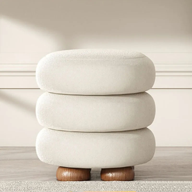 Cream Wind Makeup Stool Makeup Chair Modern Bedroom Dresser Stool Lamb Velvet Round Stool Dressing Stool
Cream Wind Makeup Stool Makeup Chair Modern Bedroom Dresser Stool Lamb Velvet Round Stool Dressing Stool