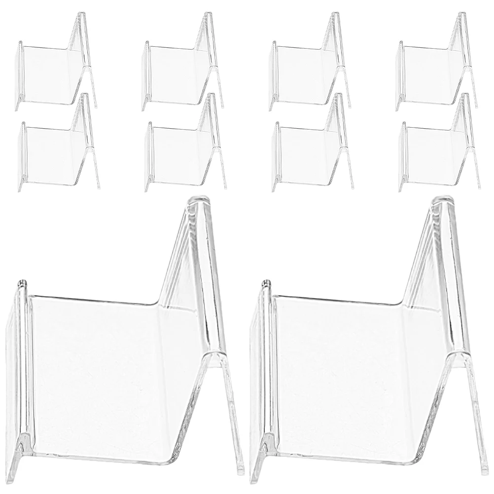10 Pcs Transparent Display Stand Practical Wallet Storage Rack Jewelry Multipurpose Business Cards Holder Eye-catching Clear
10 Pcs Transparent Display Stand Practical Wallet Storage Rack Jewelry Multipurpose Business Cards Holder Eye-catching Clear