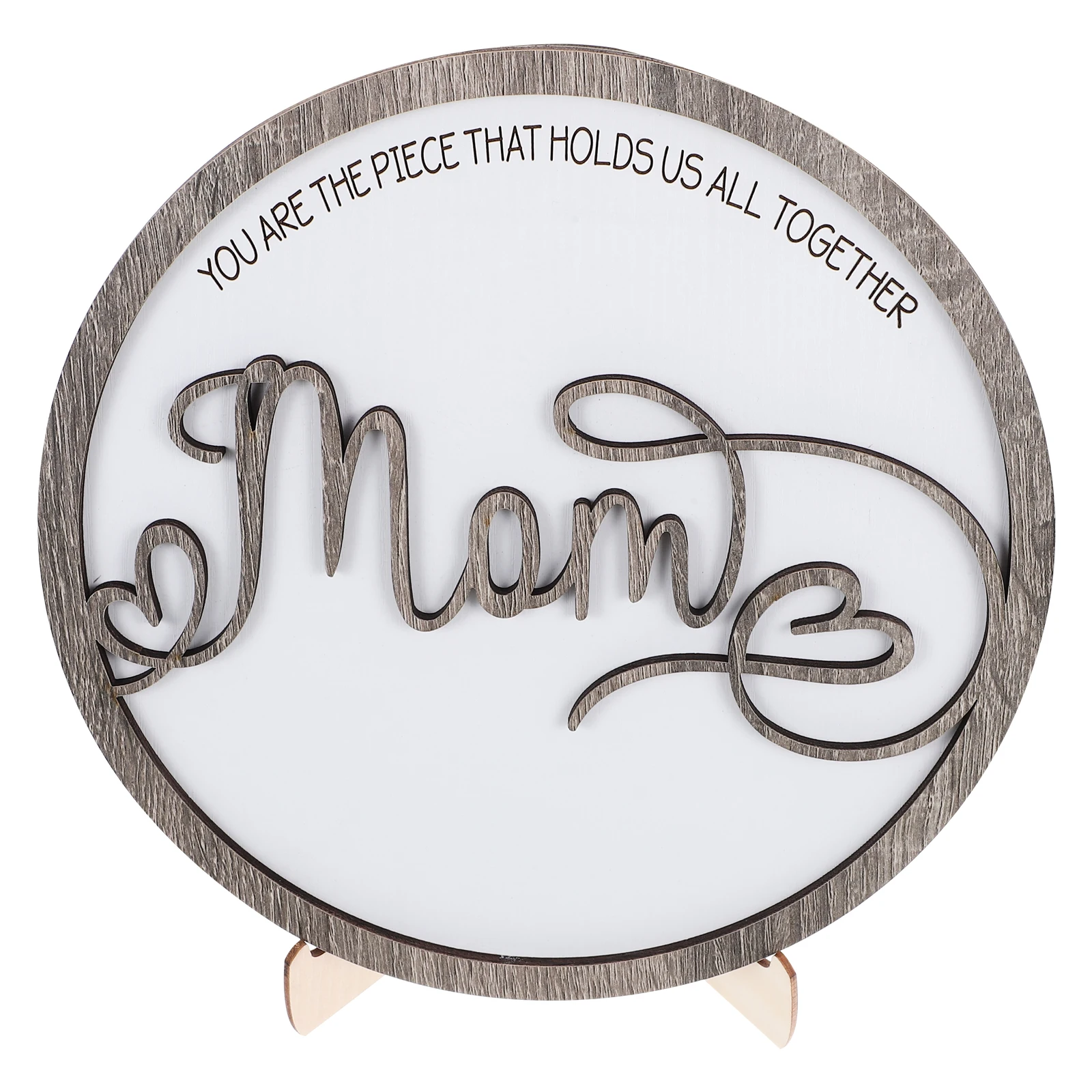 Mother's Day Wooden Ornaments Table Decor Desktop Crafts Home Party Decoration Centerpiece Wood Sign for Mom Gift Display
Mother's Day Wooden Ornaments Table Decor Desktop Crafts Home Party Decoration Centerpiece Wood Sign for Mom Gift Display