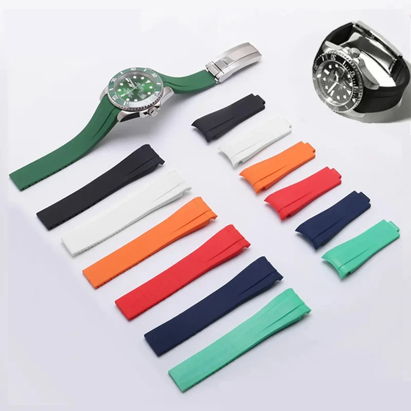 Selected Quality Dust-Proof Rubber Watchband Special Silicone Black Green Strap Folding Buckle Accessories Wristband20mm
Selected Quality Dust-Proof Rubber Watchband Special Silicone Black Green Strap Folding Buckle Accessories Wristband20mm